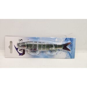 8 Section Multi Jointed‎ Swim Bait Dark Green